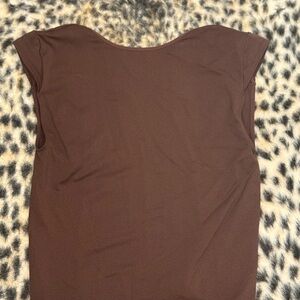 Elegant Brown Women's Top